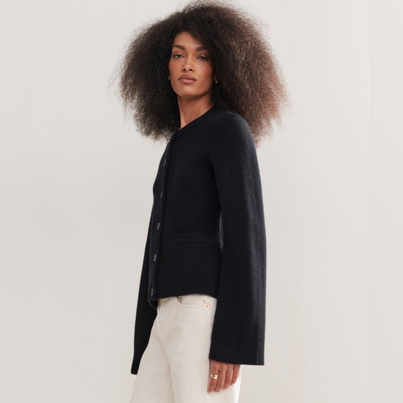 NWT Jenni Kayne Cooper Cardigan Sweater Black Medium HP!🥳 - Picture 12 of 12